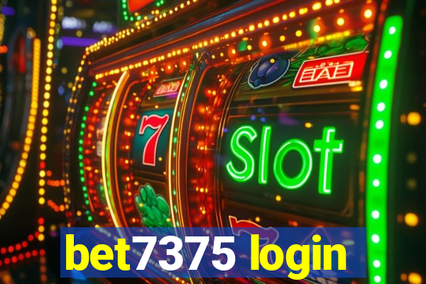 bet7375 login